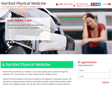 Tablet Screenshot of hartfordphysicalmedicine.com